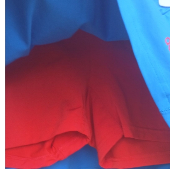 Adidas Adizero Barricade Climalite Skort Blue Orange Large - Picture 2 of 3